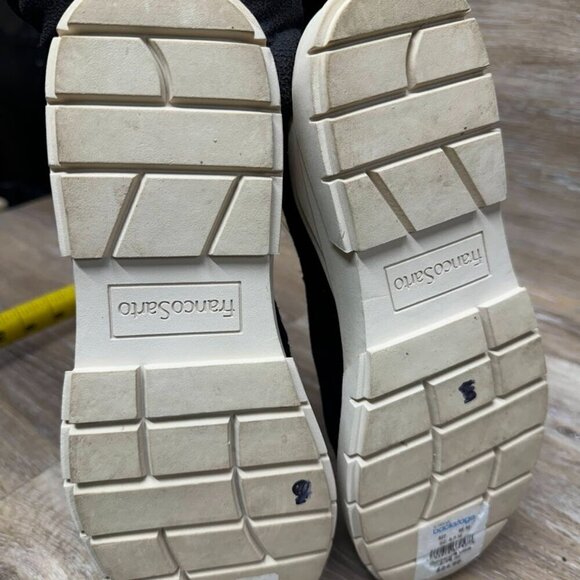 Franco Sarto Black Suede Slip On Shoes Women's Size 8.5 - Picture 4 of 6